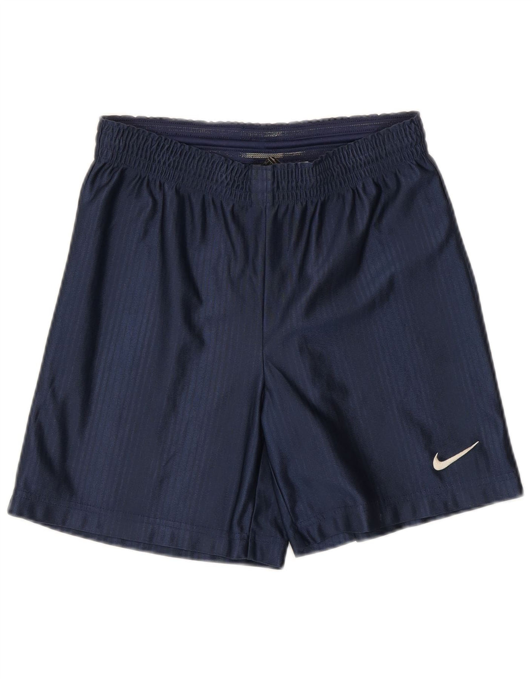 Shorts esportivos Nike Boys 12-13 anos grandes poliéster azul marinho