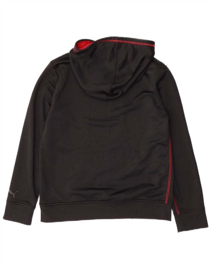 Jumper com capuz gráfico Puma Boys 14-15 anos grande preto poliéster