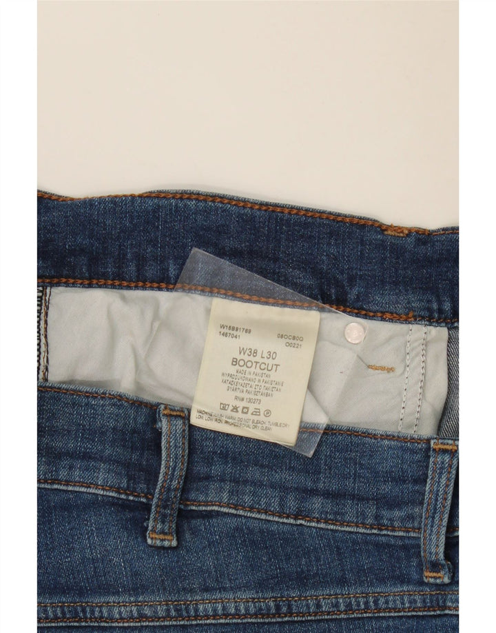 WRANGLER Masculino Bootcut Jeans W38 L30 Azul Algodão