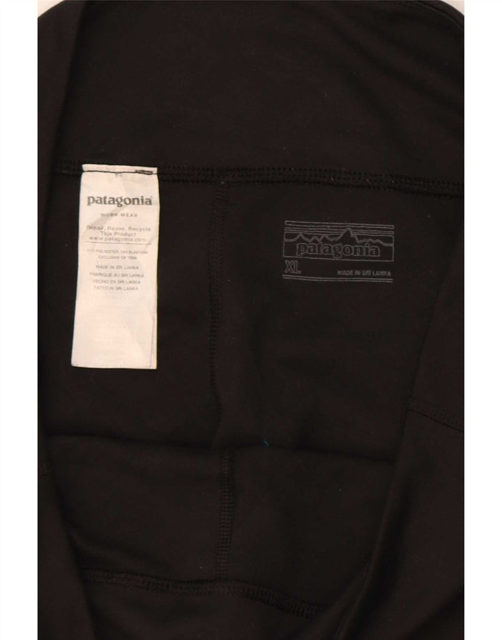 Leggings Patagonia Mulher UK 18 XL Preto Poliéster
