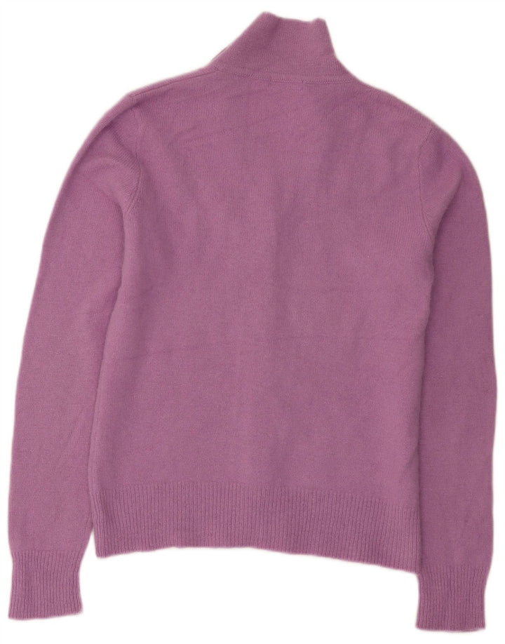 Suéter cardigã feminino J. Crew UK 12 rosa médio