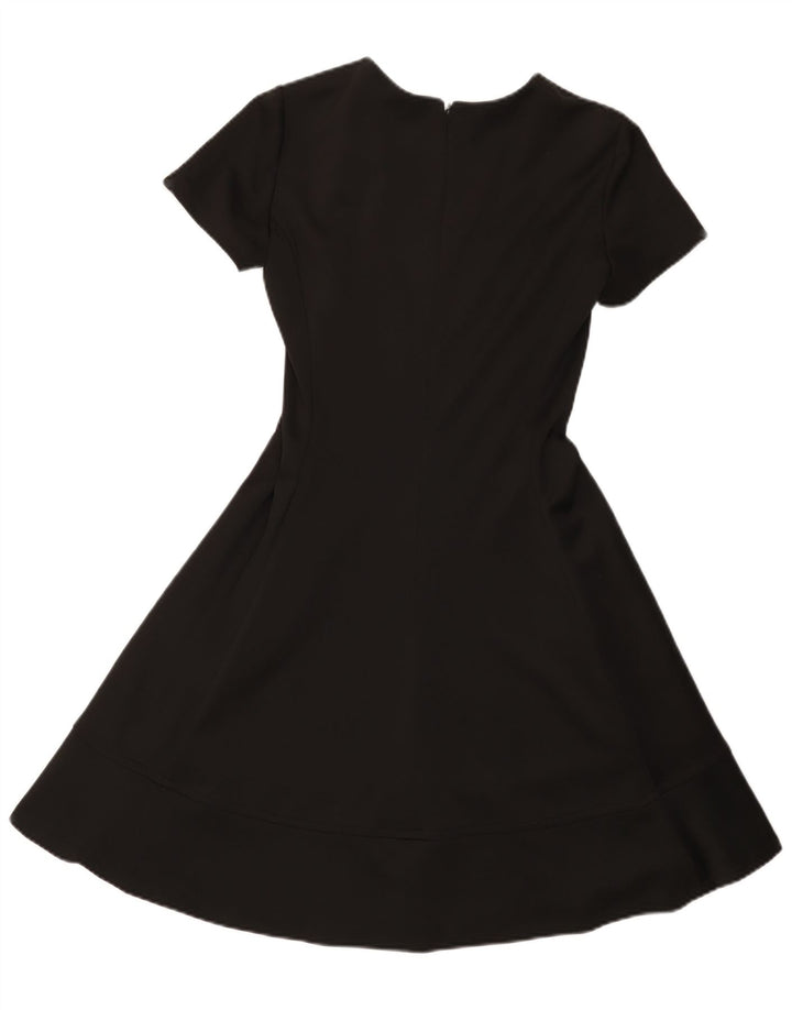 Vestido feminino Dkny A-Line US 4 pequeno poliéster preto