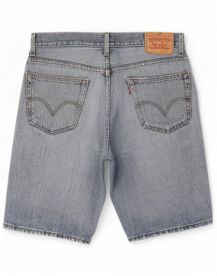 Shorts jeans masculino Levi's 505 Distressed Regular Fit médio W32 algodão azul