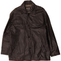 Jaqueta de couro masculina Ironsides UK 40 grande couro preto