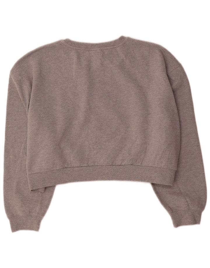 Suéter Ellesse feminino oversized com estampa gráfica UK 14 grande cinza
