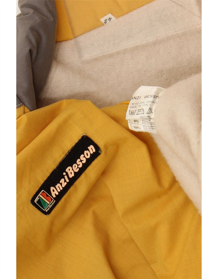Jaqueta corta-vento feminina Anzi Besson IT 42 bloco amarelo médio