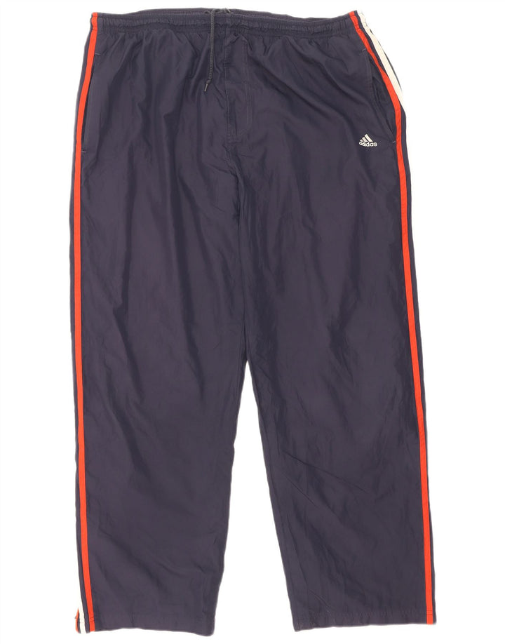 Calça de treino masculina Adidas XL azul marinho poliéster