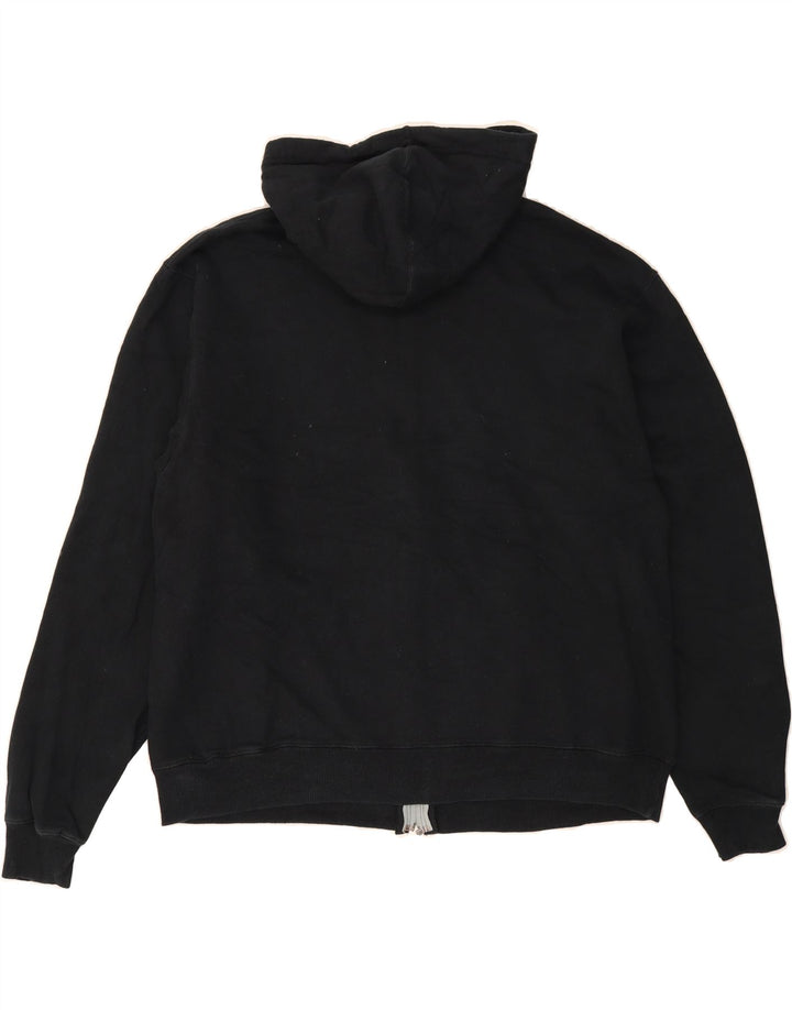CHAMPION Mens Zip Hoodie Sweater XL Black Cotton Vintage Champion and Second-Hand Champion from Messina Hembry 