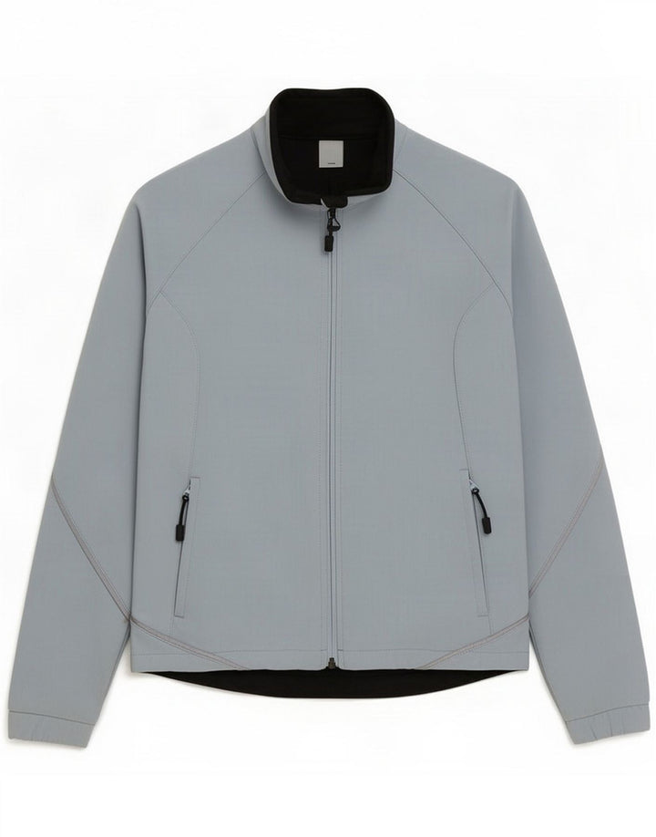 Jaqueta de treino feminina Nike US 8/10 poliéster azul médio