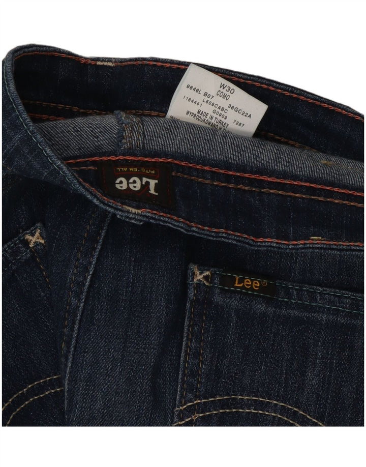 Lee Womens Como Mini Saia Jeans W30 Algodão Azul Médio