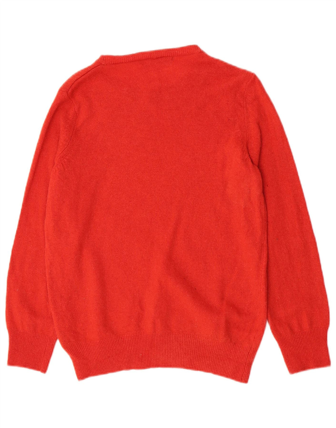 Suéter feminino Marks & Spencer com gola canoa Reino Unido 12 médio laranja