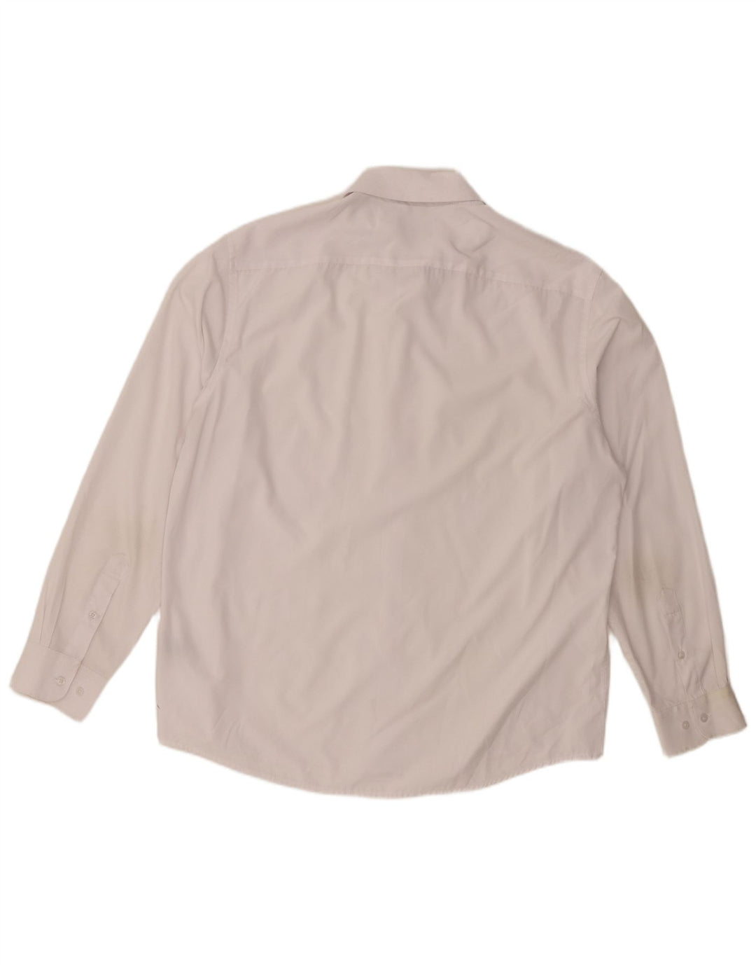 Camisa masculina Nautica Slim Fit tamanho 17 1/2 XL poliéster branco