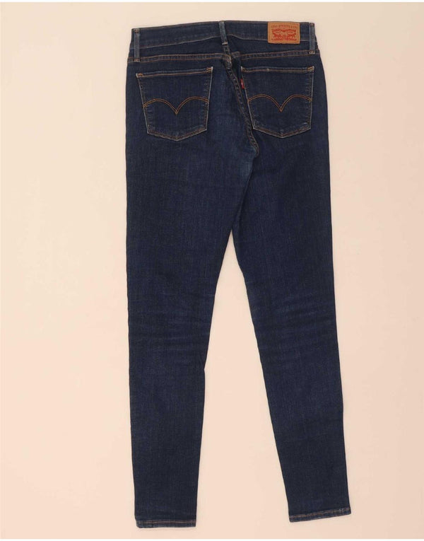 Calça jeans feminina Levi's 710 Super Skinny W27 L30 azul marinho algodão