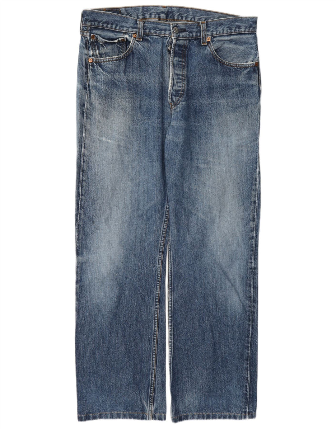 Jeans Levis 501 Straight Masculino W34 L30 Azul