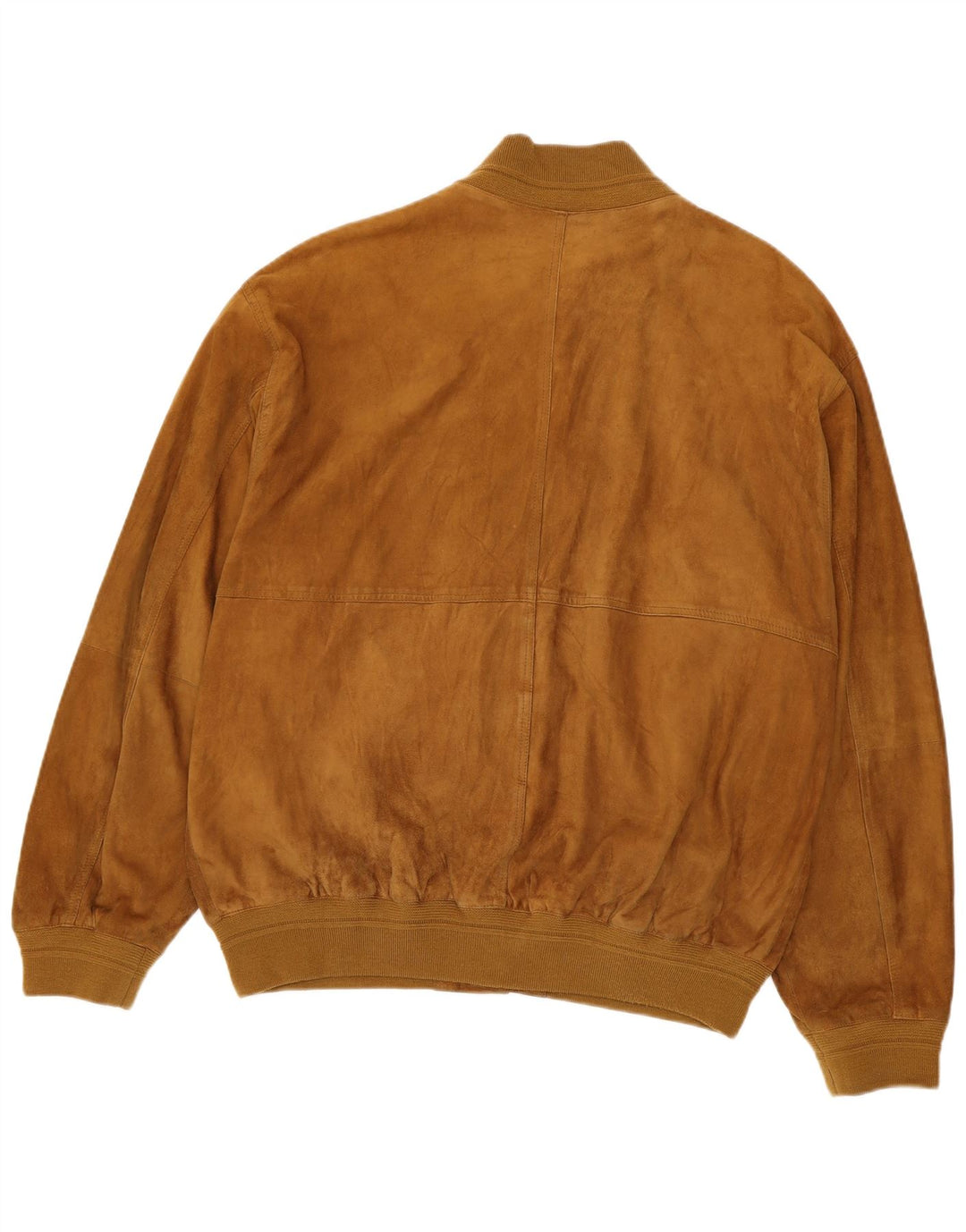 Jaqueta bomber masculina de camurça Luca D'altieri IT 56 3XL couro marrom