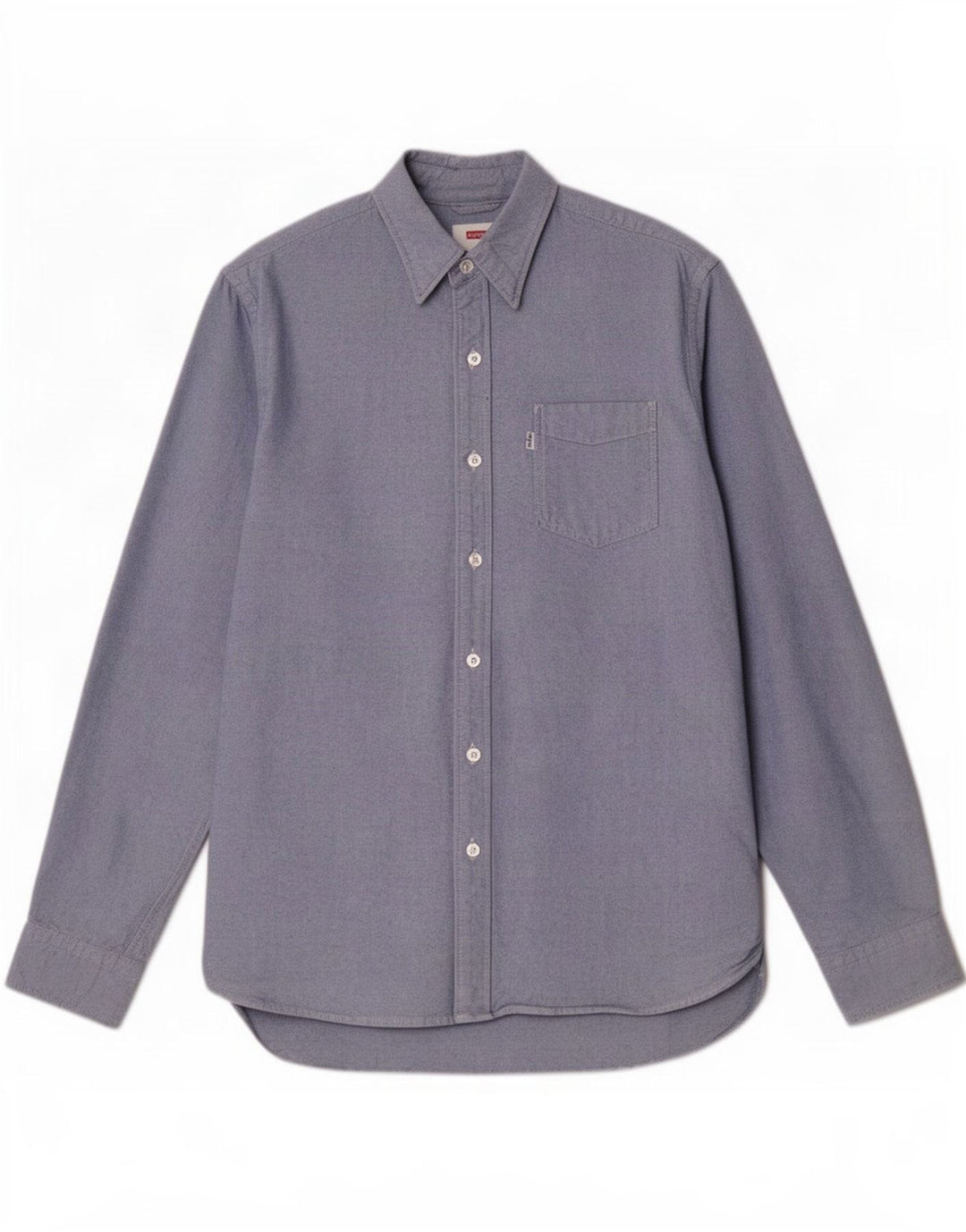 Camisa masculina Levi's de algodão azul médio