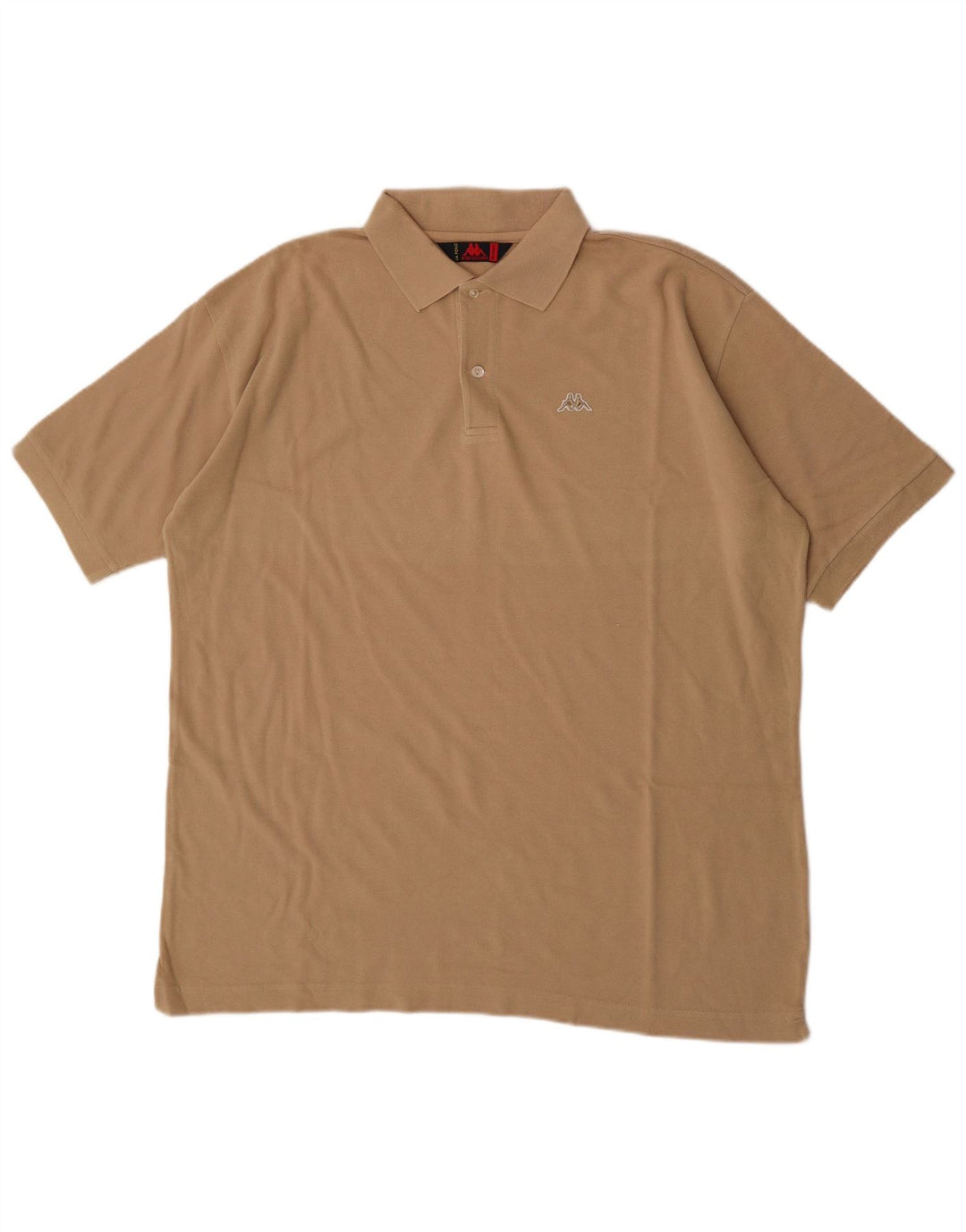 Camisa polo masculina Kappa 2XL algodão bege