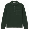 Zara Camisa masculina de veludo cotelê verde médio algodão