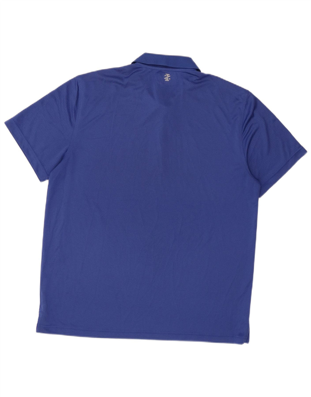 Camisa polo masculina Izod grande poliéster azul