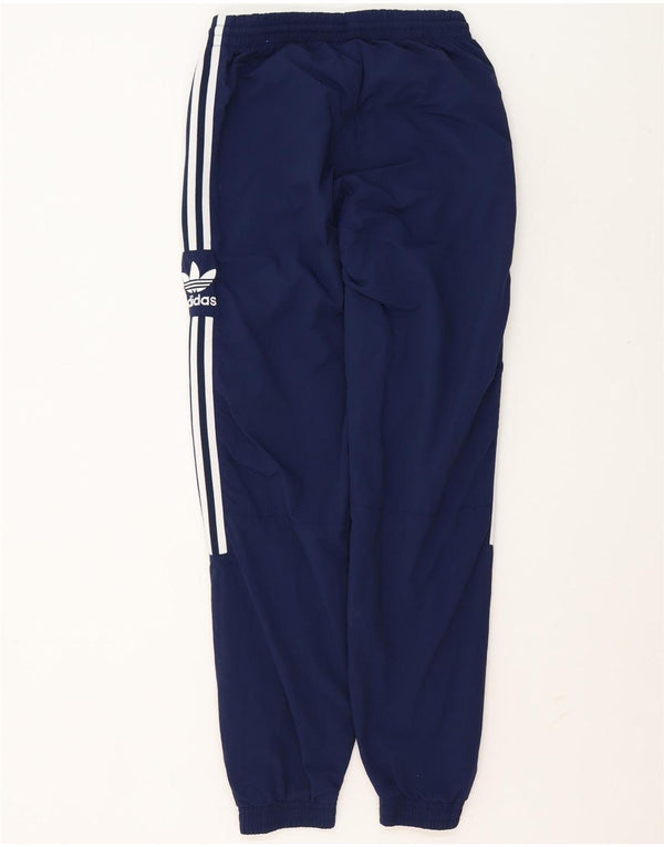 Adidas Mens Treino Calças Joggers Pequeno Poliéster Azul Marinho