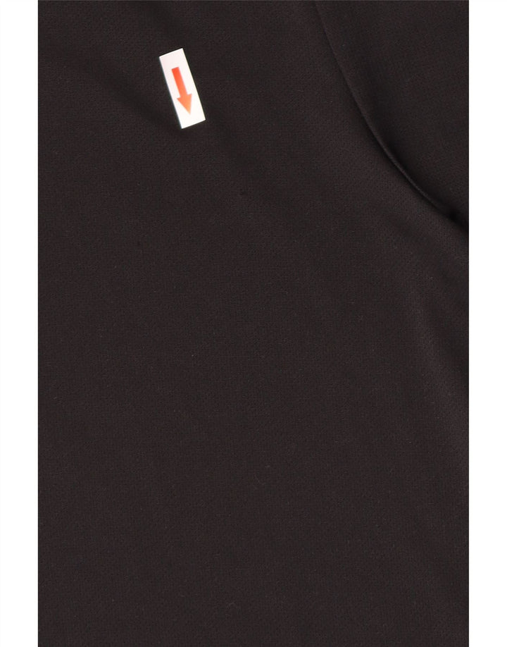 Camisa polo masculina Adidas Climalite grande poliéster preto