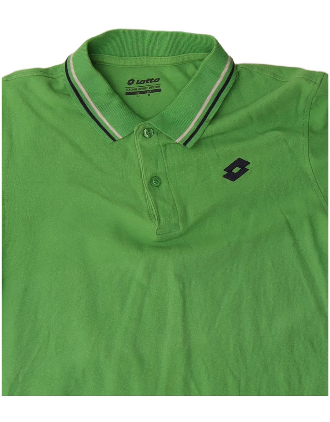 Camisa polo masculina LOTTO verde médio