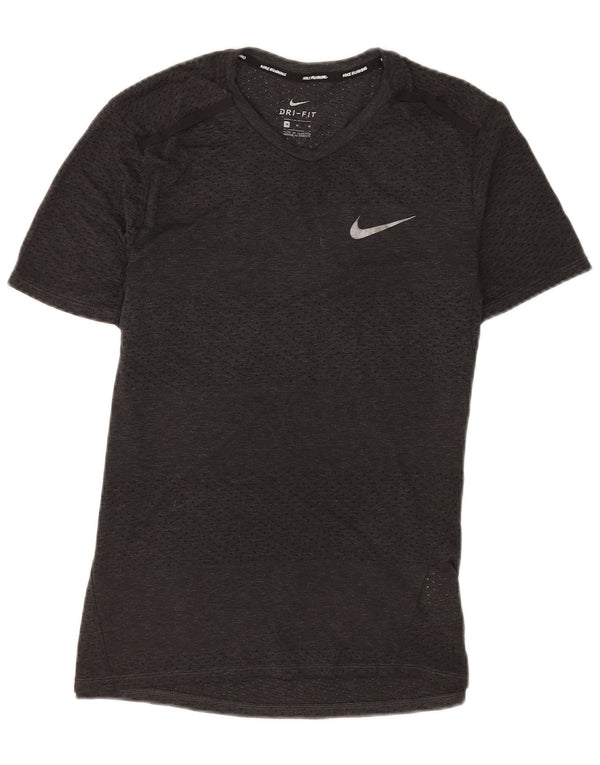 Camiseta Nike Masculina Dri Fit Top Cinza Médio Poliéster