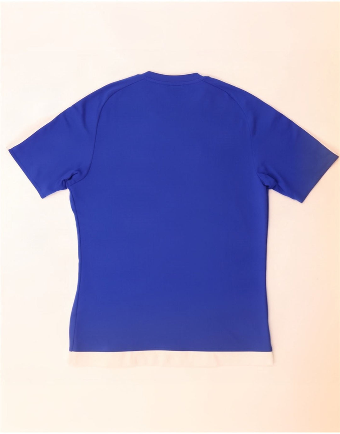 Adidas Masculino Climalite Camiseta Top Médio Azul Colourblock Poliéster