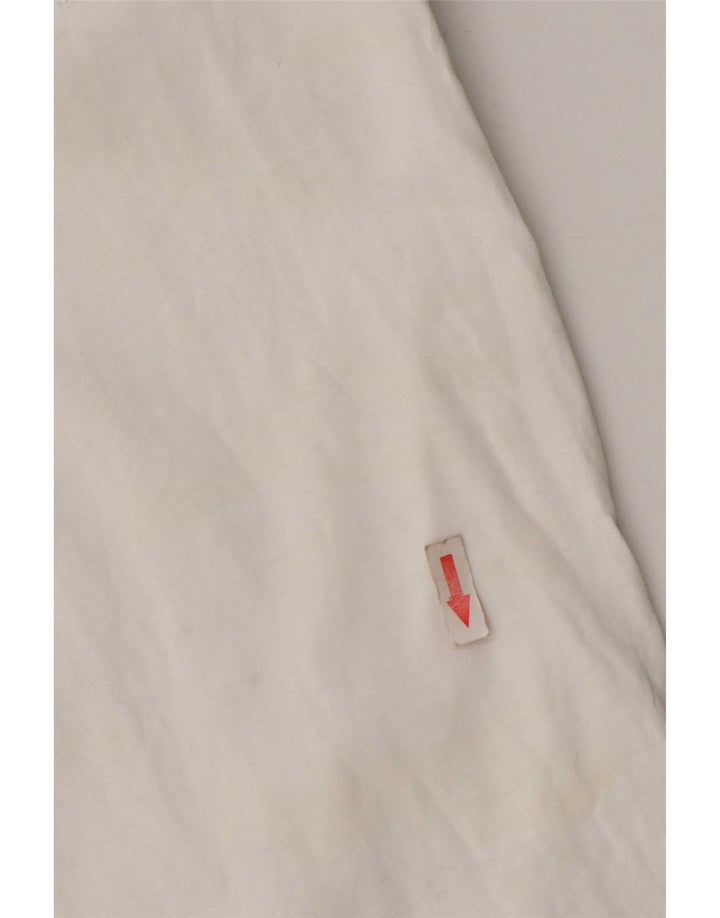 Guess Camiseta masculina gráfica Top médio branco