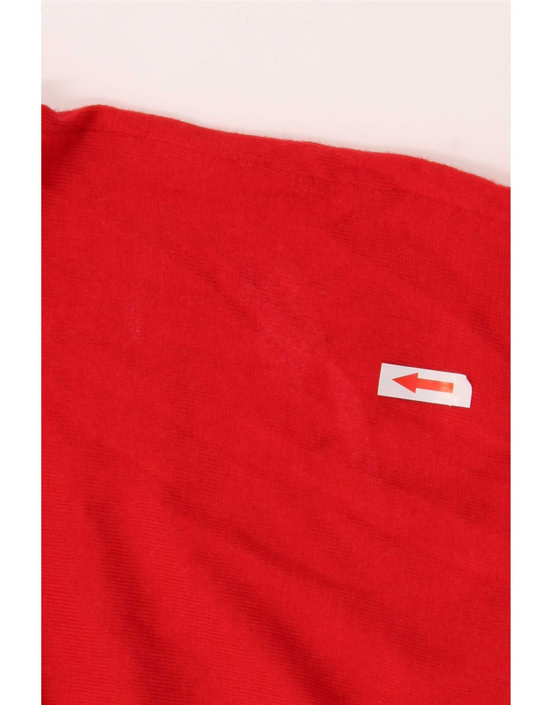 Suéter feminino Marks & Spencer com gola redonda Reino Unido 12 médio vermelho