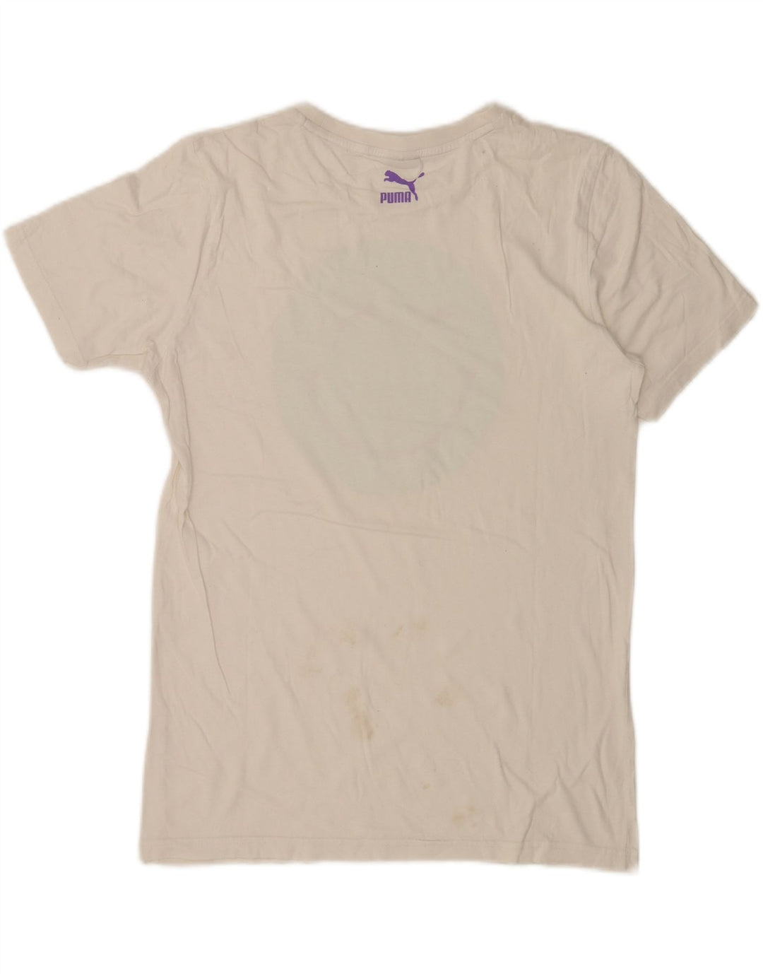 Puma Camiseta Masculina Graphic Top Pequeno Branco