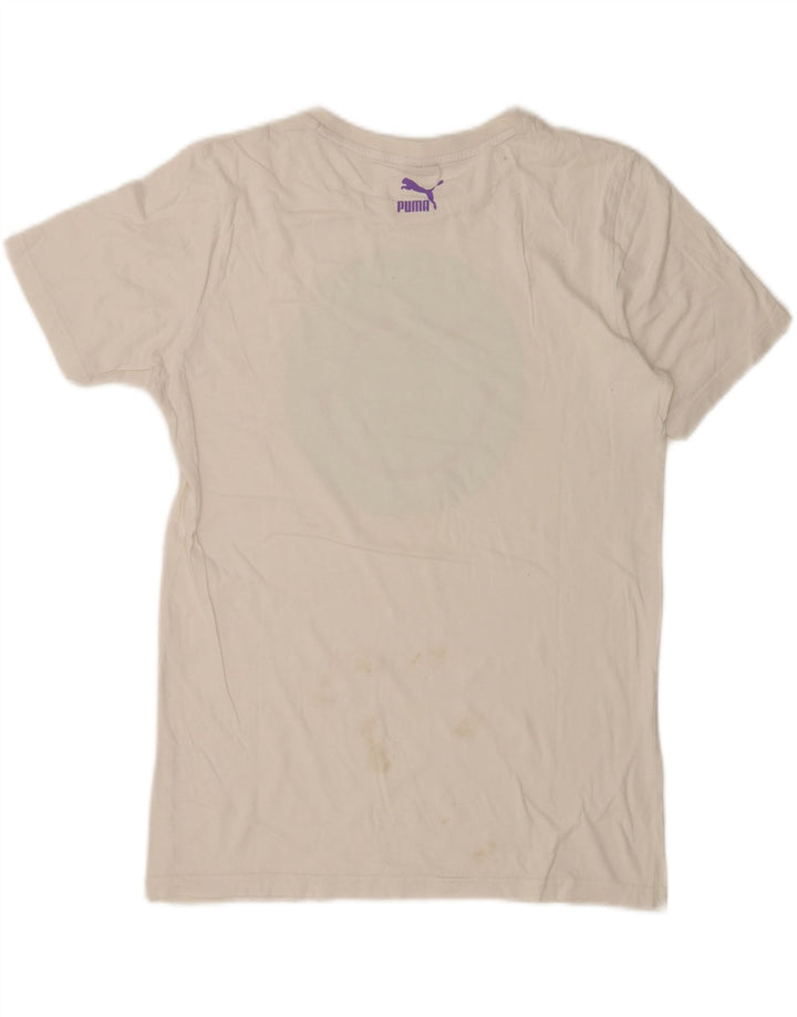 Puma Camiseta Masculina Graphic Top Pequeno Branco