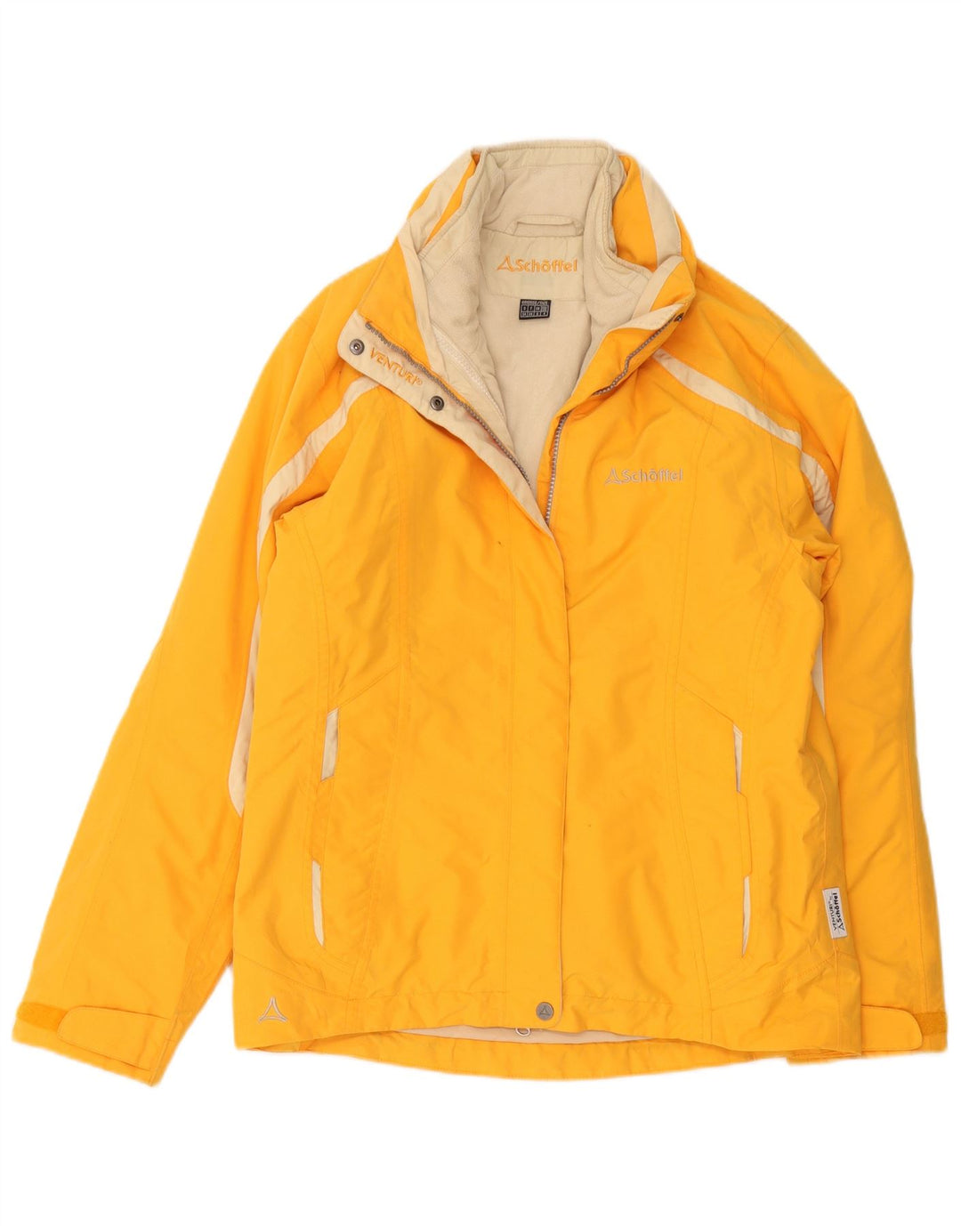 Jaqueta corta-vento feminina Schoffel UK 8 poliéster amarelo pequeno