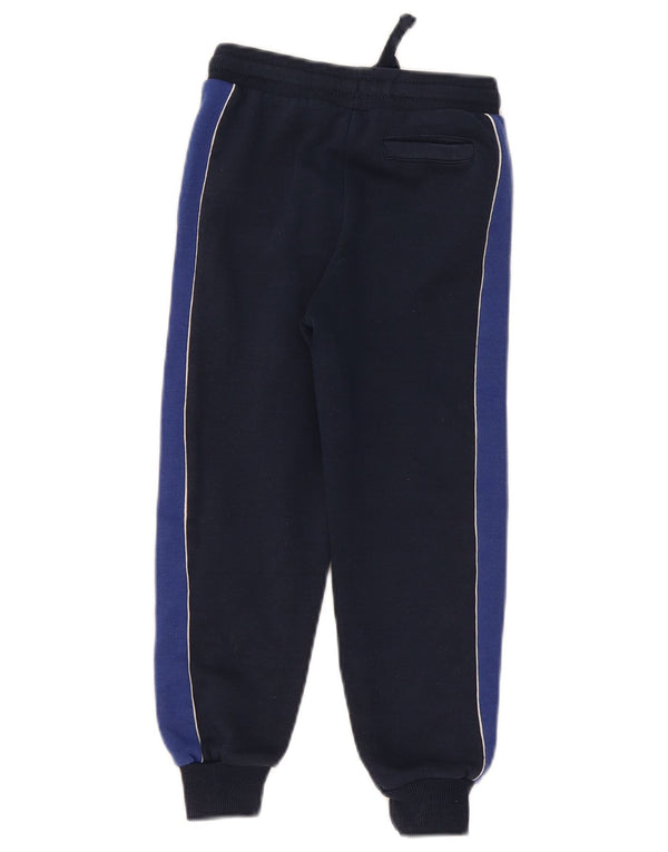 Ellesse Boys Tracksuit Trousers Joggers 6-7 Years Navy Blue Colourblock