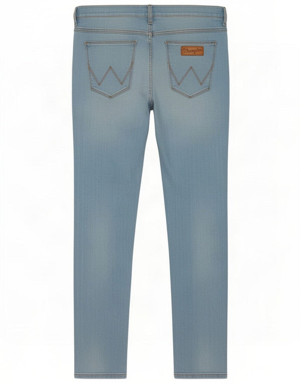 Wrangler Mens Bryson Slim Jeans W34 L34 Azul Algodão