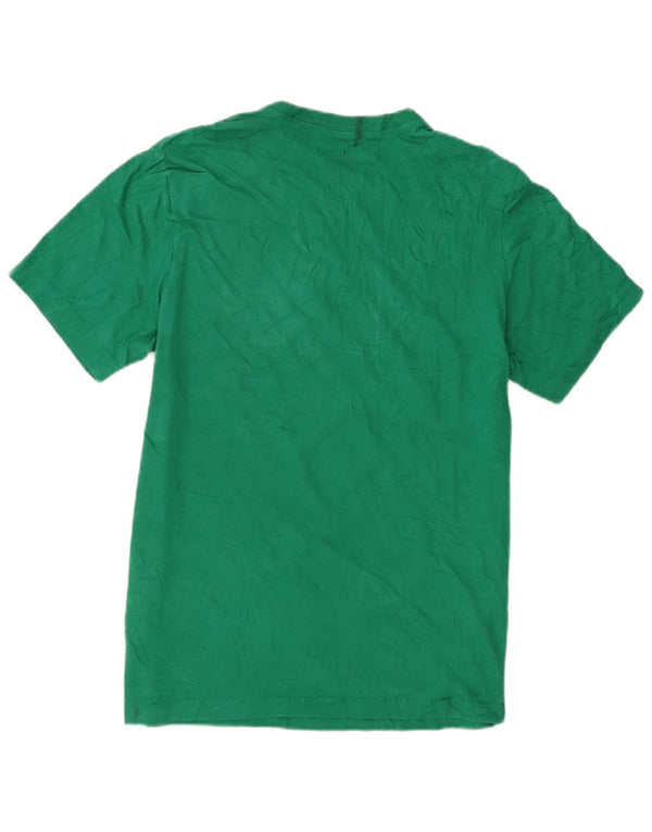 Nike Mens Camiseta Top Médio Algodão Verde