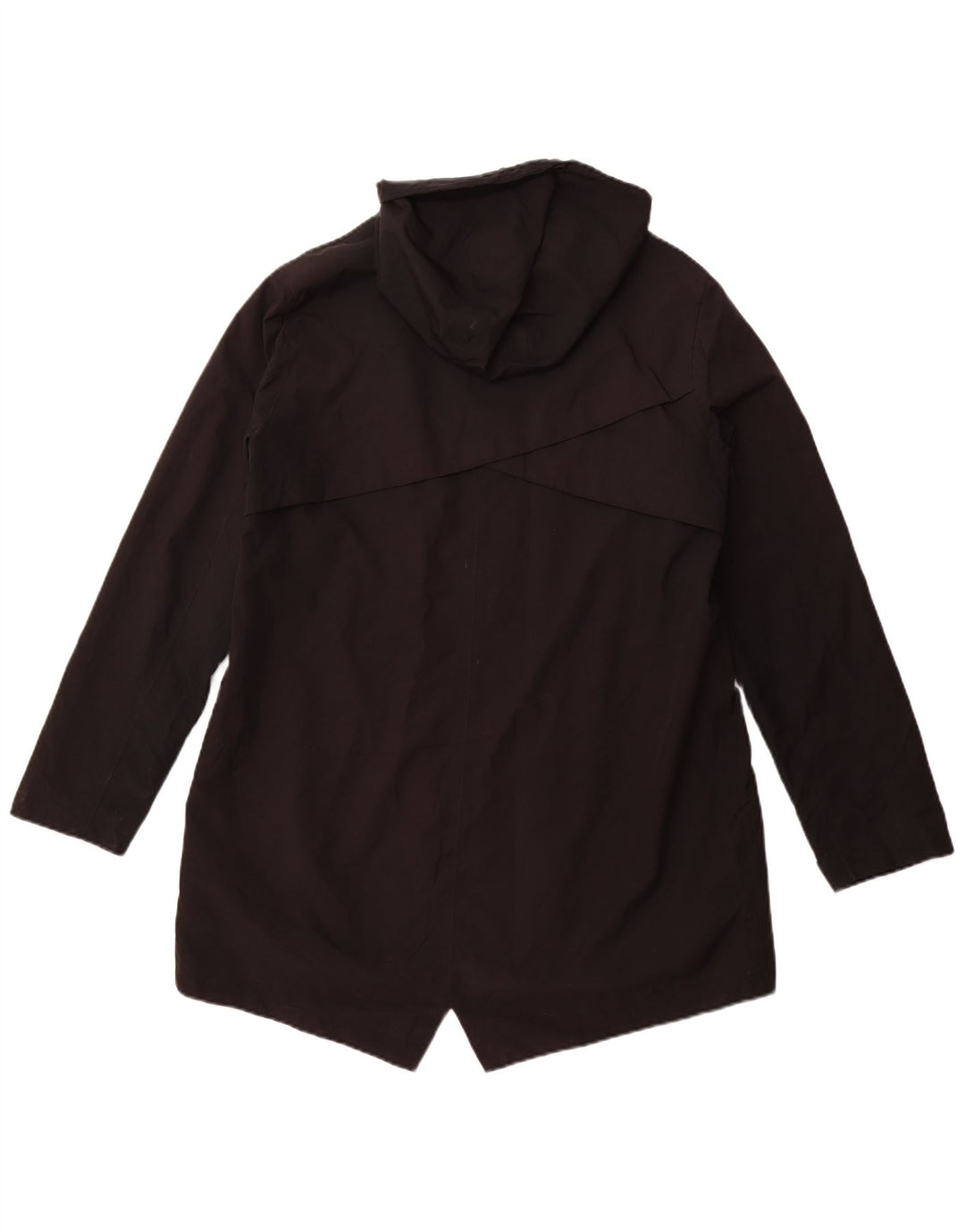 MOUNTAIN WAREHOUSE Womens Hooded Parka Jacket UK 16 Large  Black Polyester