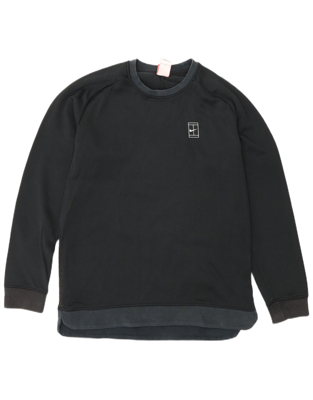 Nike masculino moletom jumper médio algodão preto