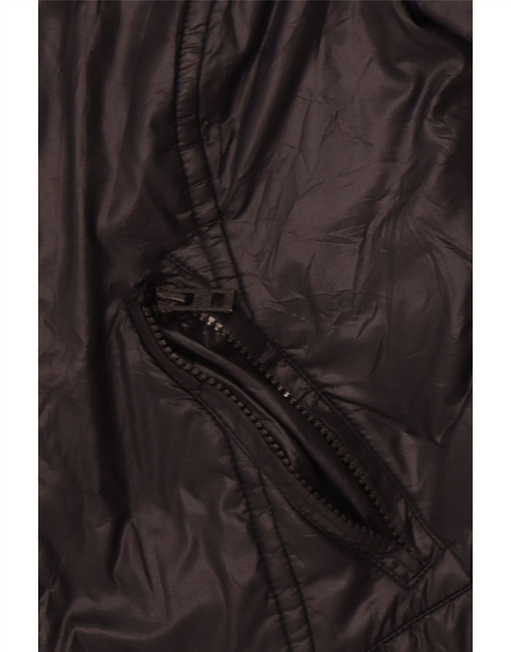 Jaqueta corta-vento feminina SUPERDRY Reino Unido 12 médio preto nylon