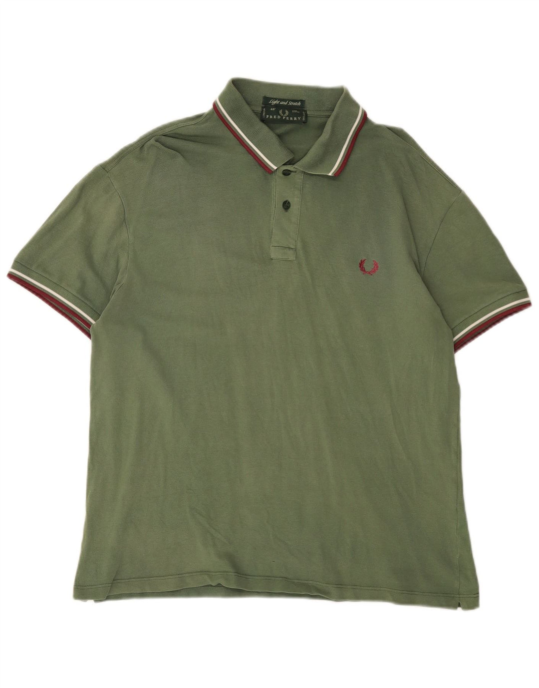 Camisa pólo masculina FRED PERRY grande verde