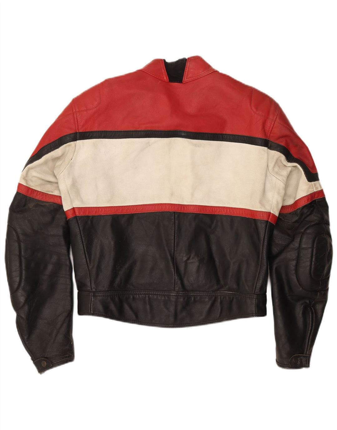Jaqueta masculina de motociclista DAINESE IT 54 2XL couro colorblock multicolorido