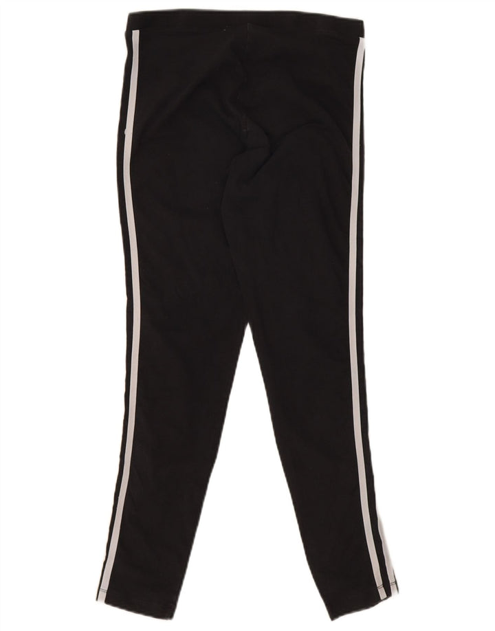 Leggings Adidas Femininas UK 8 Pequenas Pretas