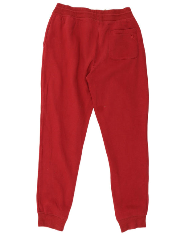 Calça de treino feminina Hurley Joggers UK 12 algodão vermelho médio