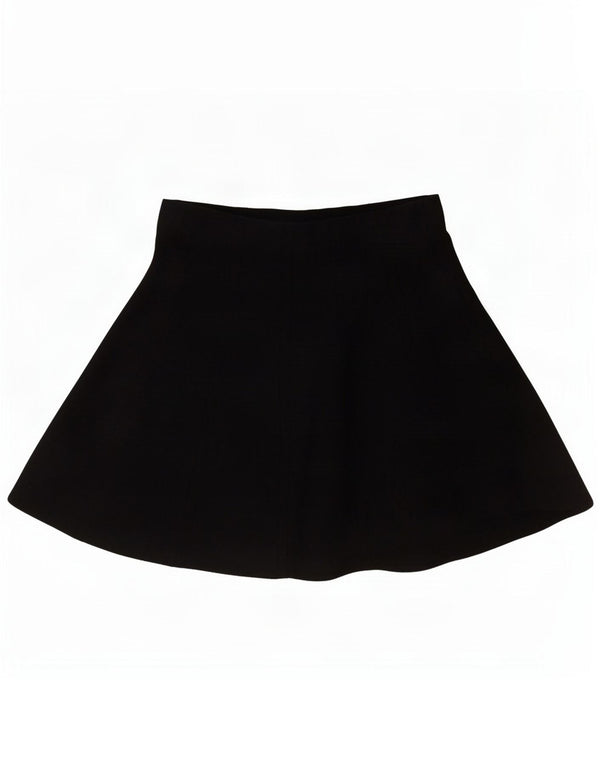 Zara Minissaia feminina de cintura alta grande W30 viscose preta