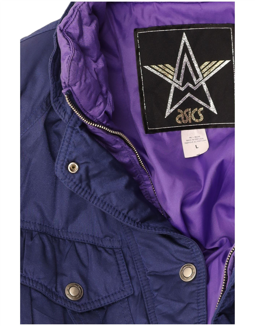 Macacão de esqui feminino ASICS UK 16 grande azul marinho