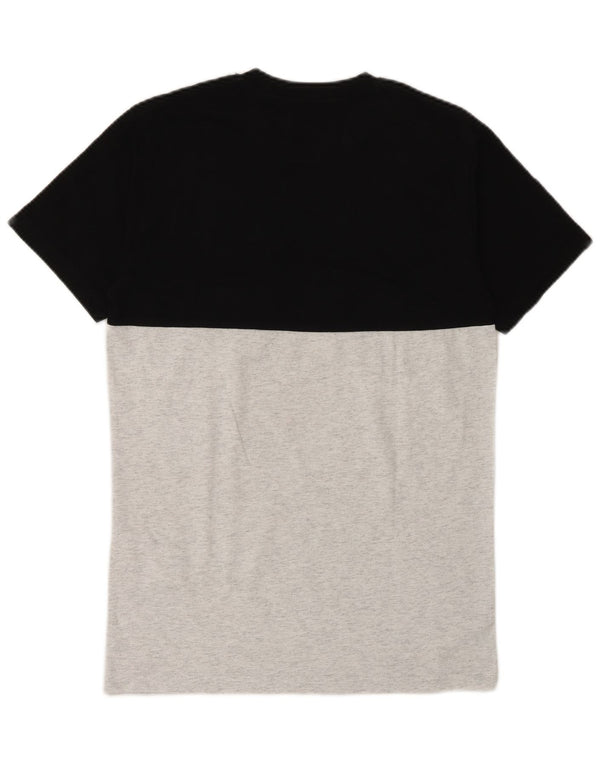 Camiseta Vans Masculina Classic Fit Top Pequeno Algodão Colorblock Preto