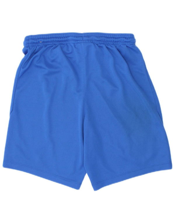 Shorts esportivos gráficos Nike Boys Dri Fit 10-11 anos médio azul poliéster
