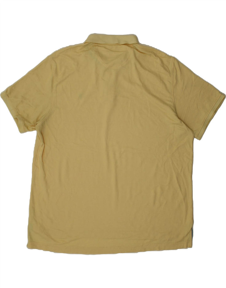 IZOD Mens Polo Shirt 2XL Beige Cotton Vintage Izod and Second-Hand Izod from Messina Hembry 