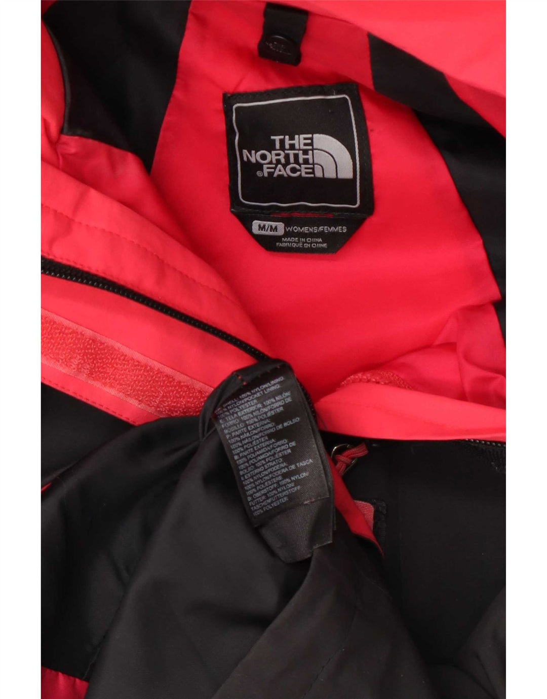 Jaqueta de chuva feminina The North Face Hyvent Reino Unido 14 bloco colorido cinza médio
