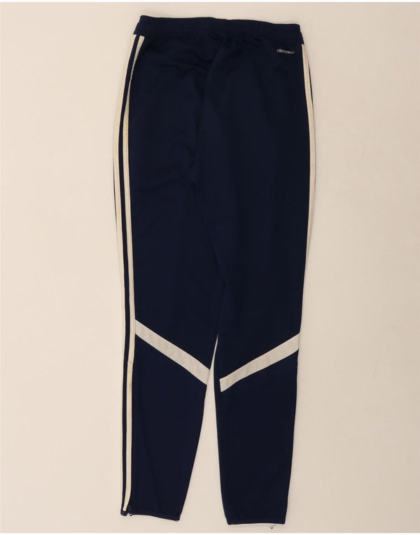 ADIDAS Womens Climacool Tracksuit Pants UK 10 Pequeno Azul Marinho
